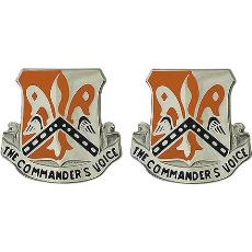 82nd Signal Battalion Unit Crest (The Commander's Voice)